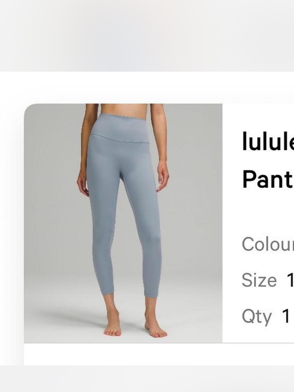 Lululemon high rise align leggings